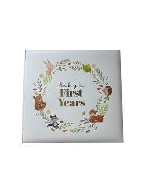 Baby's First Years Woodland Keepsake Baby Book First Five Years